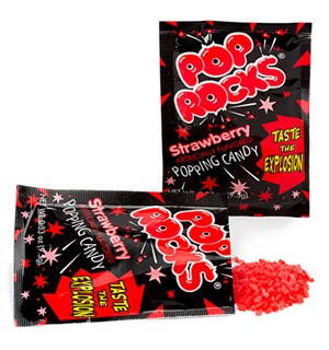 Pop Rocks med Jordbærsmak Det originale bruspulveret! 